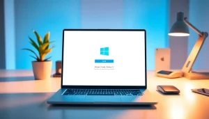 Activate Windows 11 Activation Key in a modern tech workspace with sleek design.