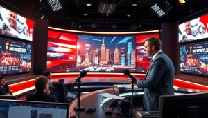 Watch CNN Live Stream with an engaging news anchor in a modern studio setting.