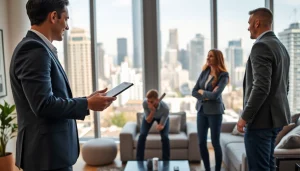 Präsentation von Immobilien auf https://wohnung-verkaufen.immobilien in einer modernen urbanen Umgebung.