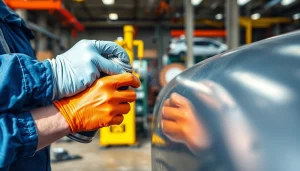 Applying corrosion protection coating to metal surfaces in an industrial setting.