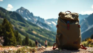 Rucksack nachhaltig aus lkw plane bei outdoor Aktivitäten verwenden.
