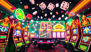 Experience the excitement of online gaming at https://mega888tm.club with vibrant casino visuals.