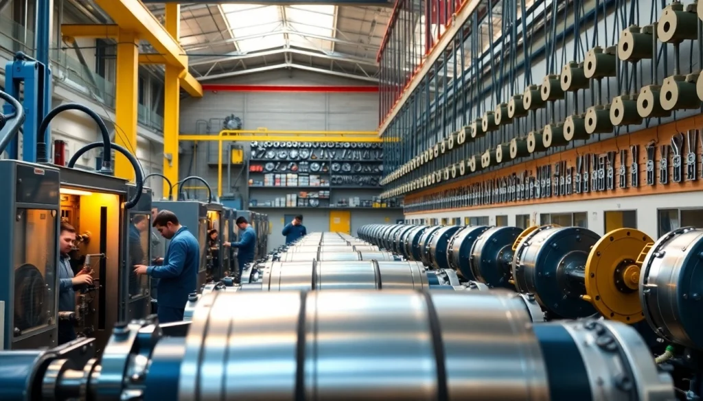 Technicians fabricating a Progressive Die in a high-tech manufacturing facility.
