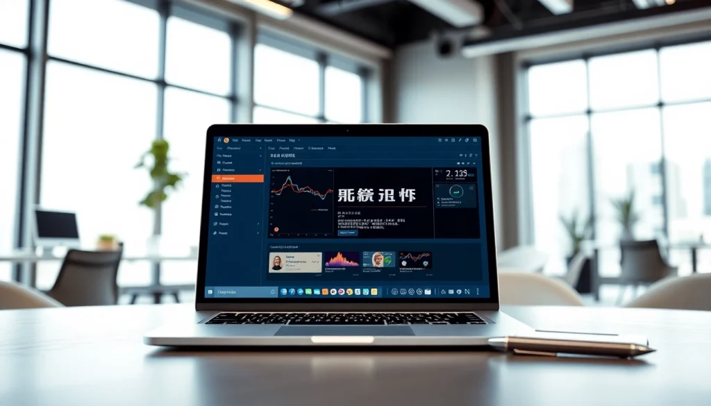 Showcase of 爱思助手电脑版 software in a modern workspace with a professional touch.