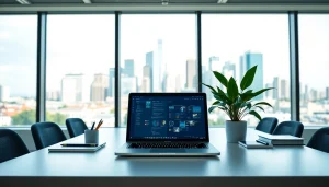 Streamlined digital workspace view emphasizing https://fhpts.com for productivity and innovation.