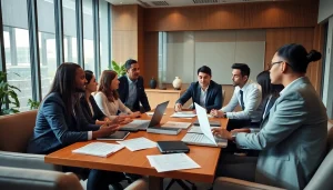 Engaged discussion at https://www.ihavealawsuit.com highlighting professionalism in legal consultations.