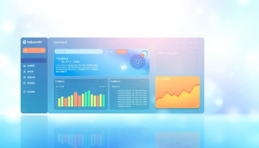 Experience an interactive layout showcasing the features of helloworld官网 with modern design elements.