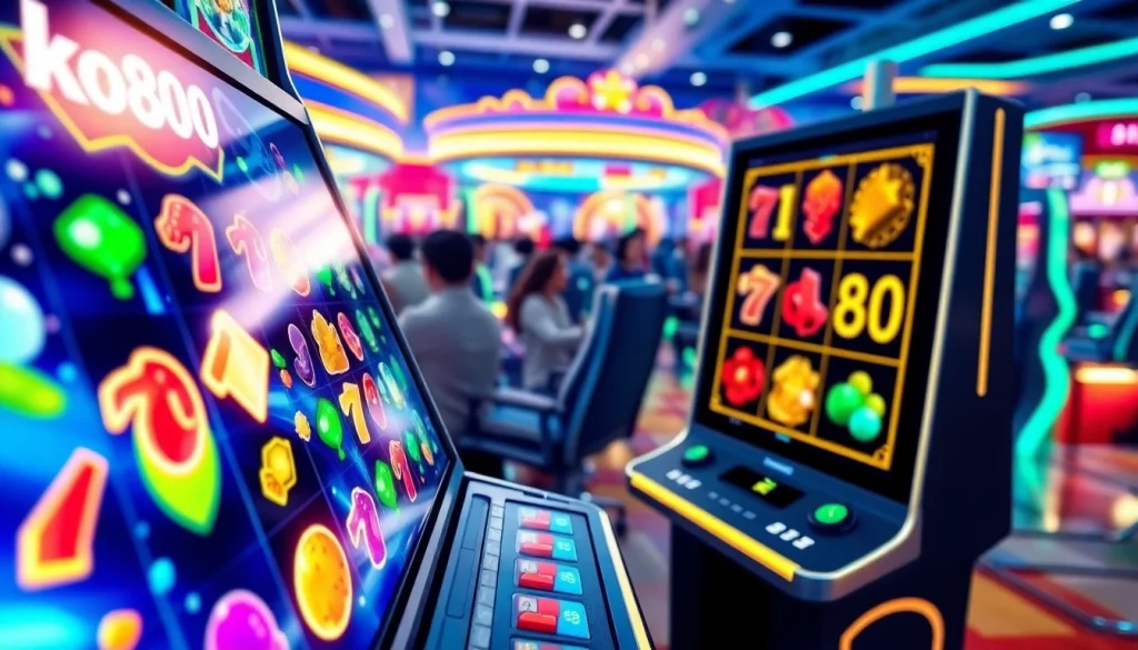 Menampilkan kegembiraan koi800 game dengan grafik animasi cerah dan pemain yang terlibat.