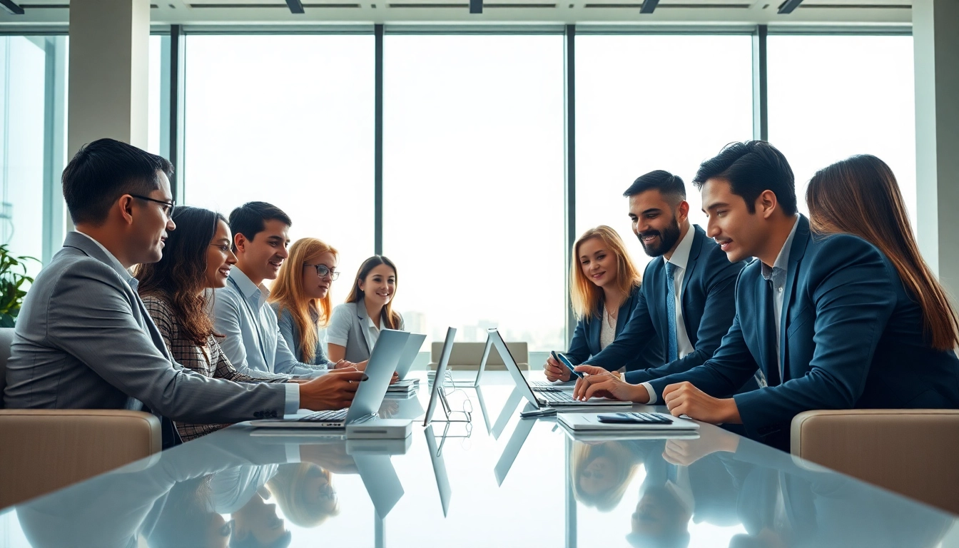 Collaborative business meeting in a modern office showcasing https://antrepost.com insights.