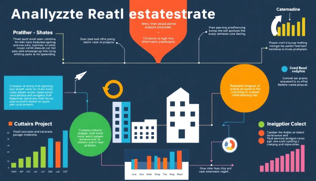 Analyze real estate projects effectively with this dynamic infographic showcasing investment strategies.
