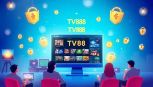 TV88 online gambling platform showing games and security features, inviting users in 2025.