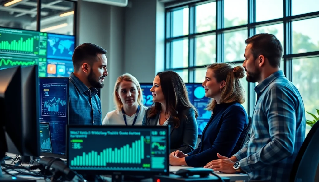 Elevate your business with IT services in Fredericksburg, showcasing a professional team at work.