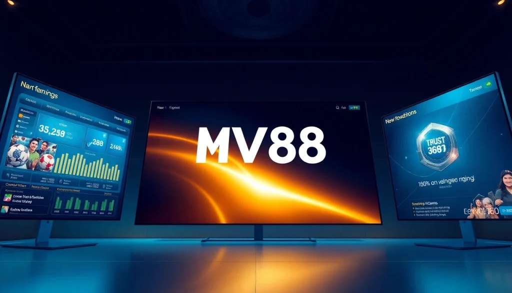 MV88 online gaming platform interface showcasing secure transactions and promotions.