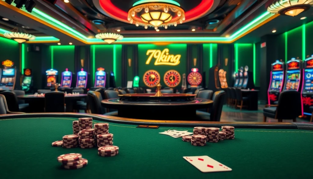 Elevate your game at 79king with premium poker tables, vibrant roulette wheels, and dynamic betting action.