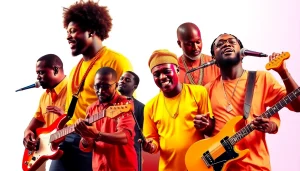 wadupnaija showcases vibrant Nigerian music culture through a dynamic collage of artists.
