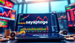 Situs sayaptogel menampilkan antarmuka platform taruhan digital yang dinamis dan menarik.