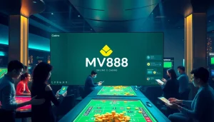 MV88 secure online casino interface showcasing vibrant gaming experience.