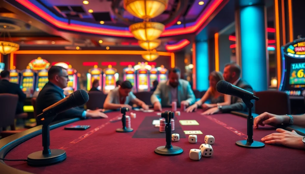 Gamble with high-quality audio using MV88 microphones at an upscale casino.