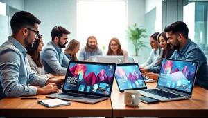 Collaborative digital workspace at https://www.ound-ound.com demonstrating teamwork and innovation