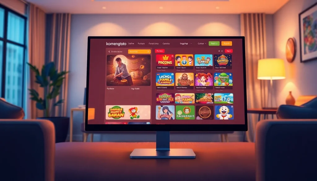 Bermain di platform komengtoto online yang mengasyikkan, menampilkan pengalaman perjudian yang aman.