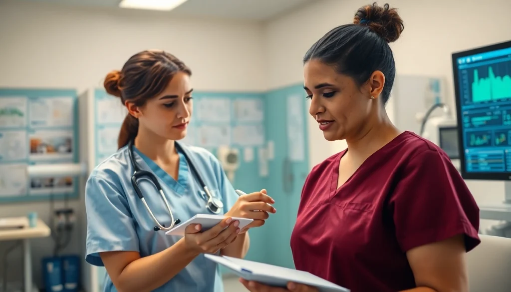 Tina Jones shadow health assessment with a nurse performing a detailed health check.