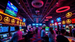 Exciting online gambling scene at 888new showcasing poker and sports betting.