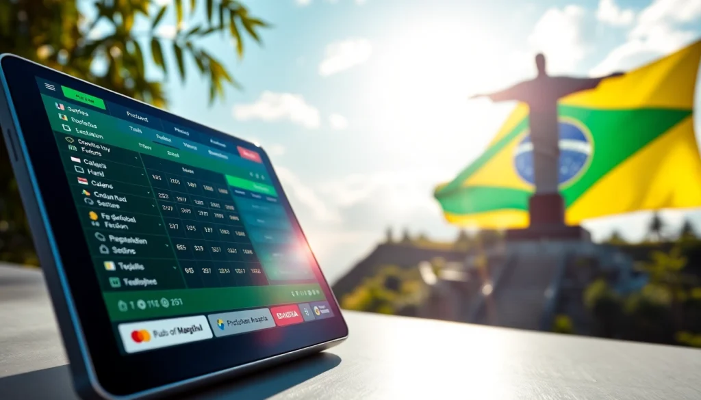 Discover the best sportsbooks in Brazil with engaging interfaces and vibrant settings.