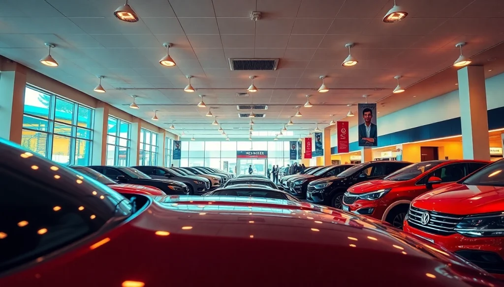 Explore used cars for sale in a modern showroom with diverse options for every buyer.