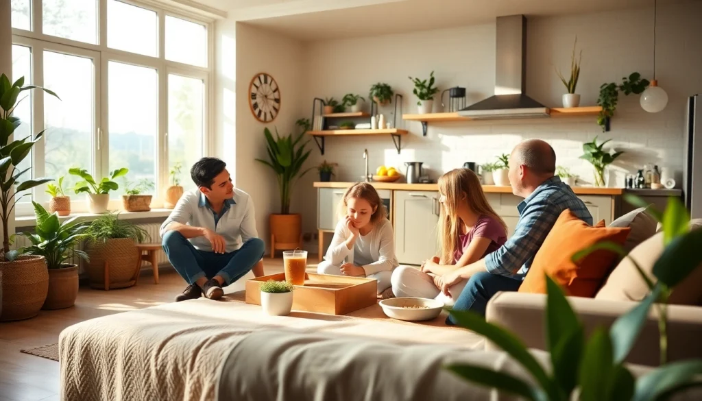 Fokus auf ein gemütliches Zuhause für Familien auf https://sicherlebensraum.de mit modernen, nachhaltigen Elementen.