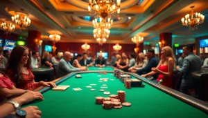 Experience the thrills of gaming at https://whycazino.com with vibrant poker tables and lively players.