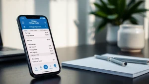 Verken de functies van www.tripbook.io, een handige app voor kilometerregistratie.