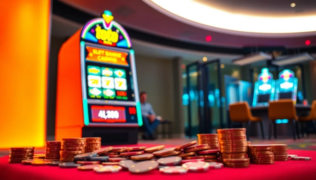 Menangkan hadiah menarik dengan mesin tank4d toto slot berwarna-warni di pengaturan modern.