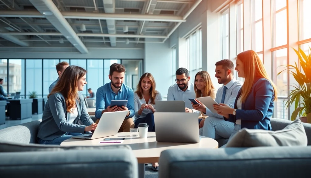 Enhance growth strategies with https://boost-social-media.com through a collaborative marketing team in action.