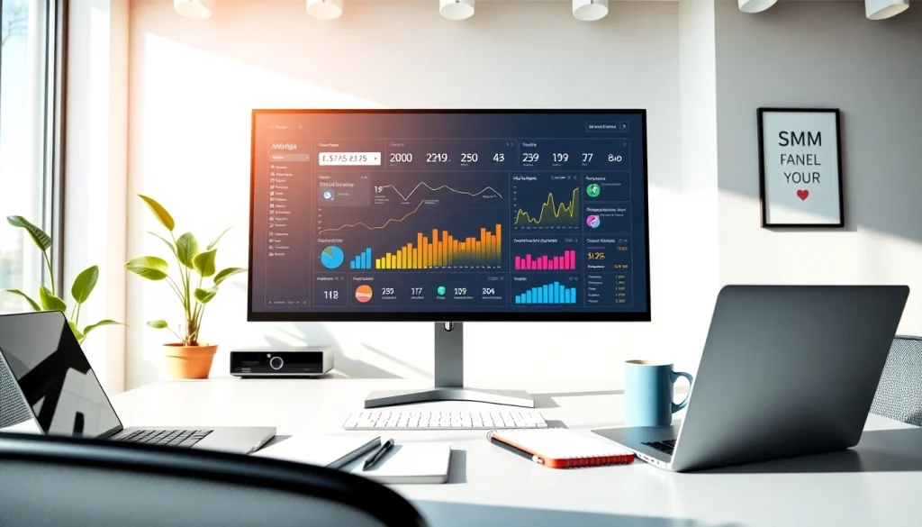Analyze metrics for the smm panel on a professional marketing dashboard with insights.