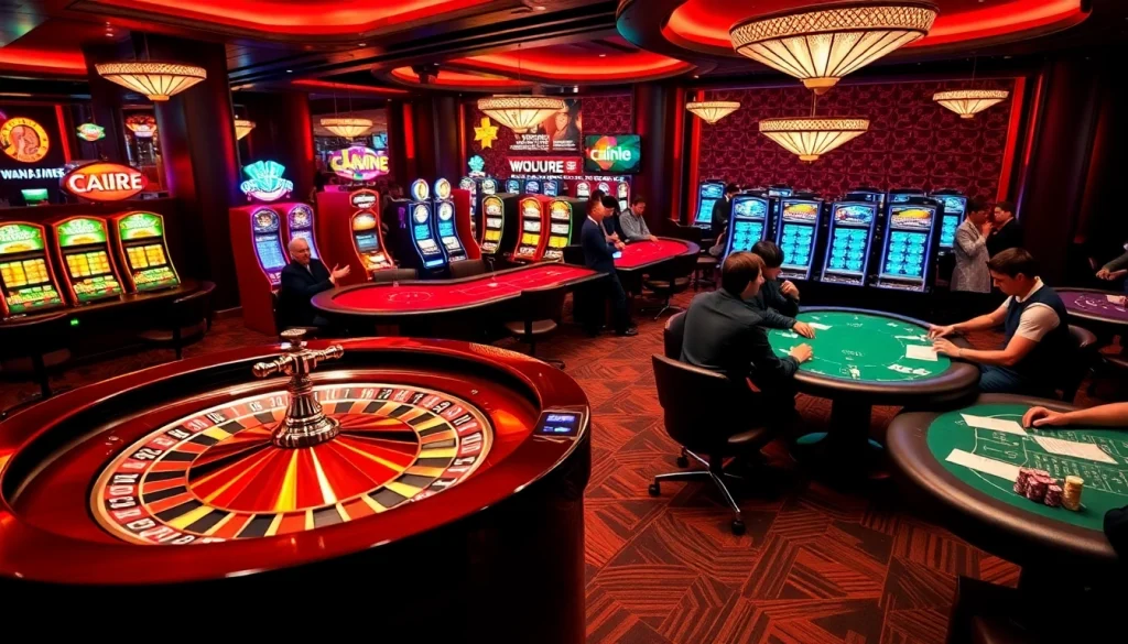 Experience the thrill of betting at https://c168.info/, with vibrant casino tables and roulette action.
