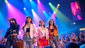 Celebrate the vibrant moments at https://www.kpopangel.com with K-pop idols performing live.