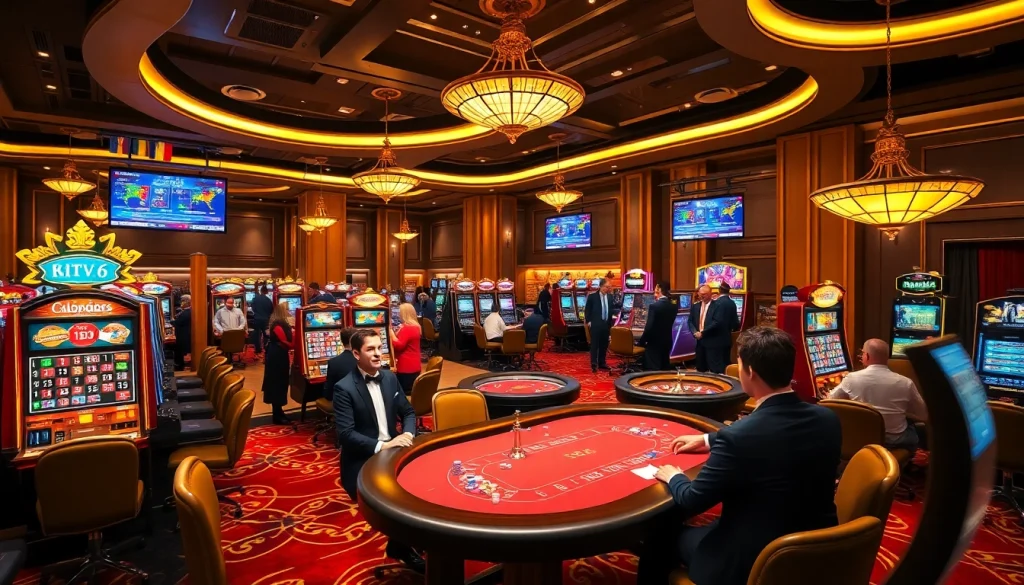 Experience high-stakes gaming at https://kjc686.com/ with vibrant casino tables and lively players.