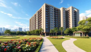 Visualize the luxurious Tampines St 95 EC featuring modern architecture and lush surroundings.