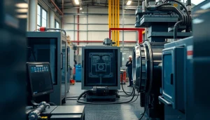 Diecasting Malaysia: Advanced aluminum diecasting machinery in a modern factory setting.