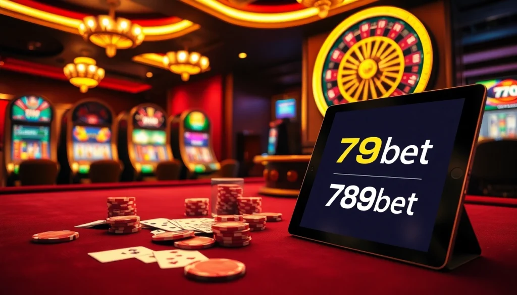 Experience the thrill of gambling at 789bet with luxury casino tables and vibrant games.