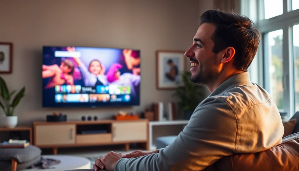 Stream with ease at https://bosstv.ca enjoying high-quality IPTV services in a cozy setting.