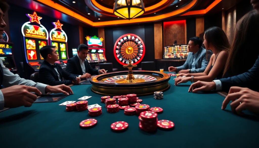 Experience intense poker action at MM88 with lavish setups and vibrant gambling atmosphere.