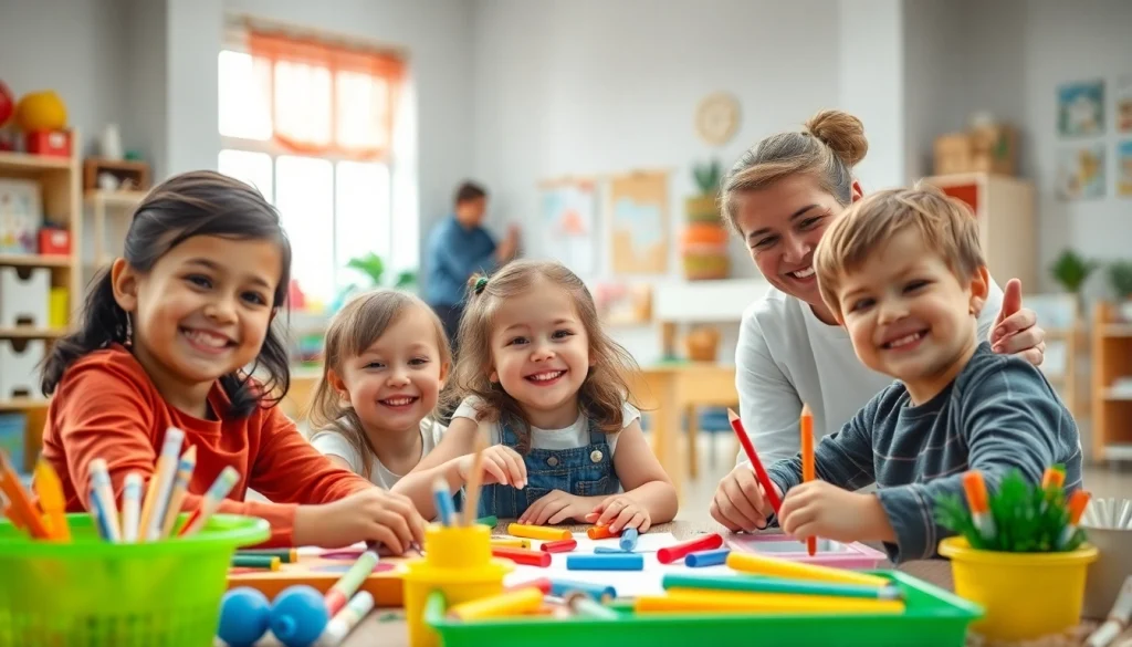 Experience nurturing care at https://juniorsjunction.com with happy kids engaged in fun learning.