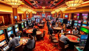 Experience thrilling gameplay at 22JL casino with vibrant tables and enthusiastic players.