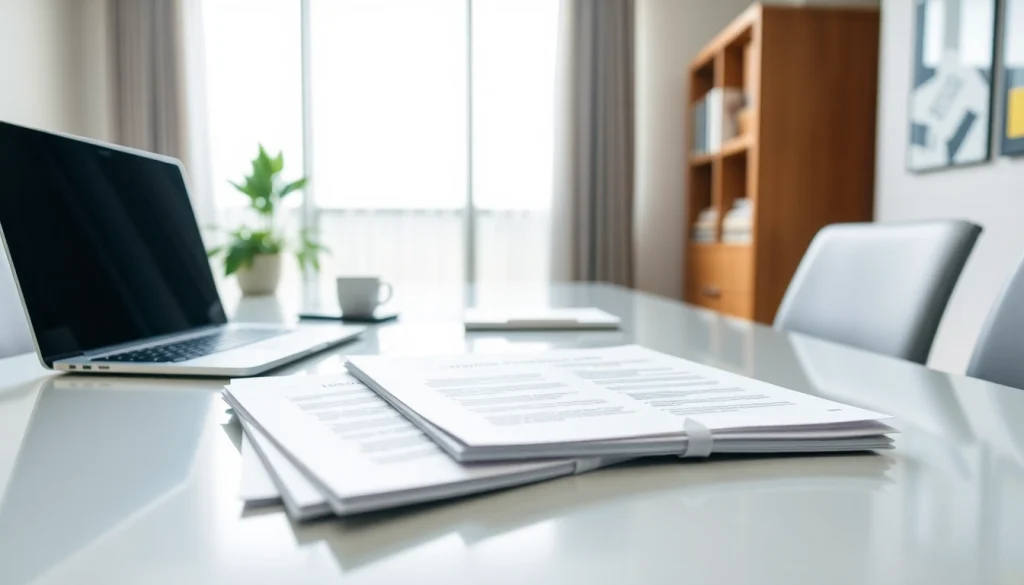 Engaging overview of customized proposal writing displayed in a professional office setting.