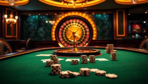 Experience the thrill of casino gaming with 實驗室鑽石-themed accessories enhancing the luxury atmosphere.