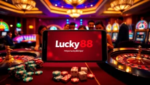 Players enjoying an immersive gambling experience at https://lucky88.tips/ with vibrant casino games and sleek interfaces.