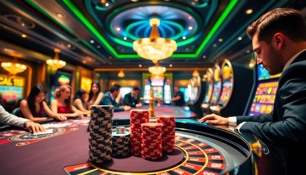 Engage in a thrilling gambling experience at 789p with players at a high-stakes casino table.