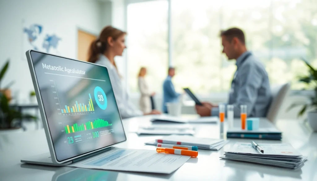 Calculate metabolic age calculator metrics with interactive digital tools and health insights.