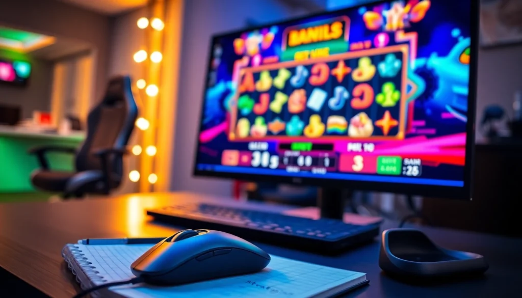 Slot depo 5k dengan tampilan permainan slot online yang menarik dan berwarna-warni.